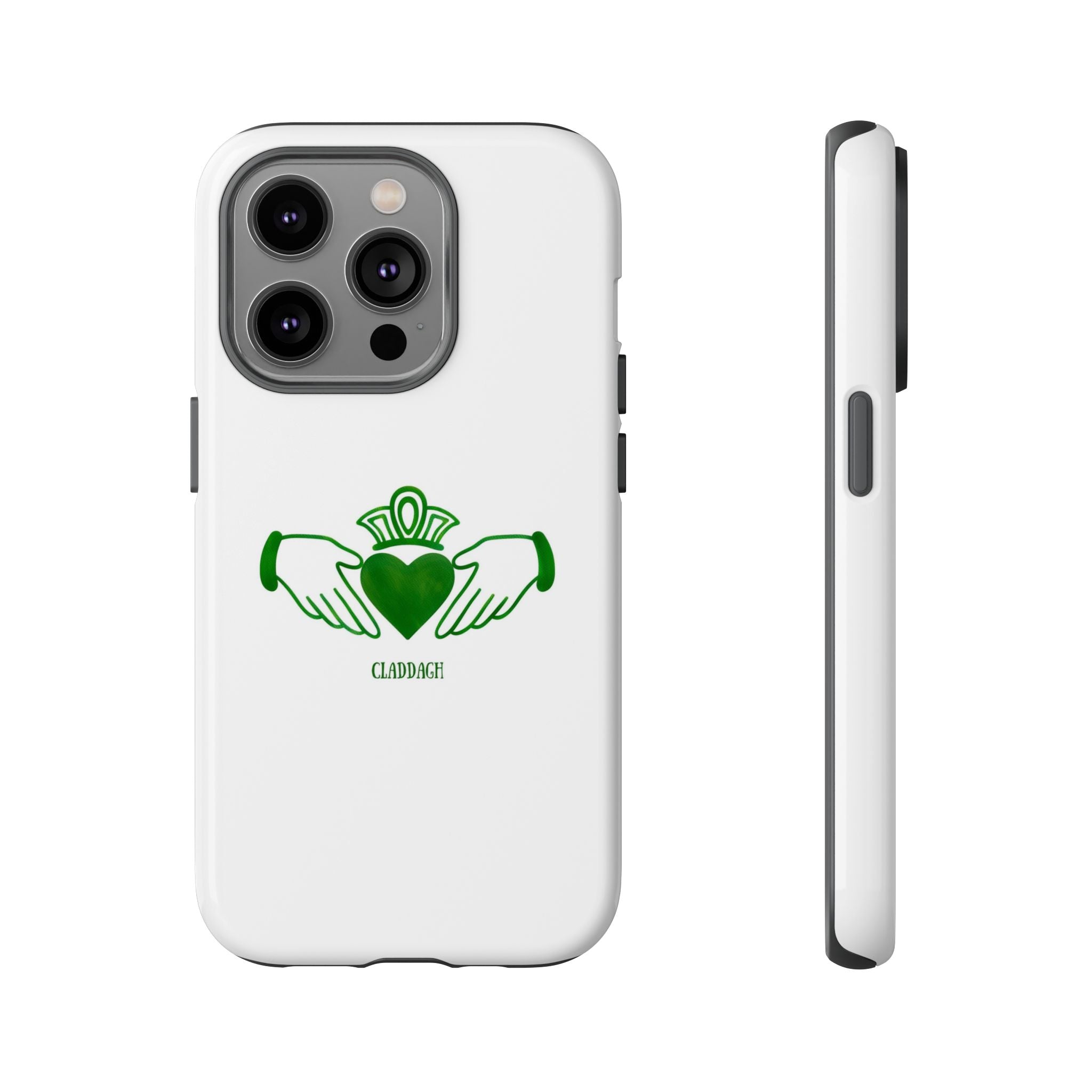 Irish Claddagh Symbol Green Tough Case