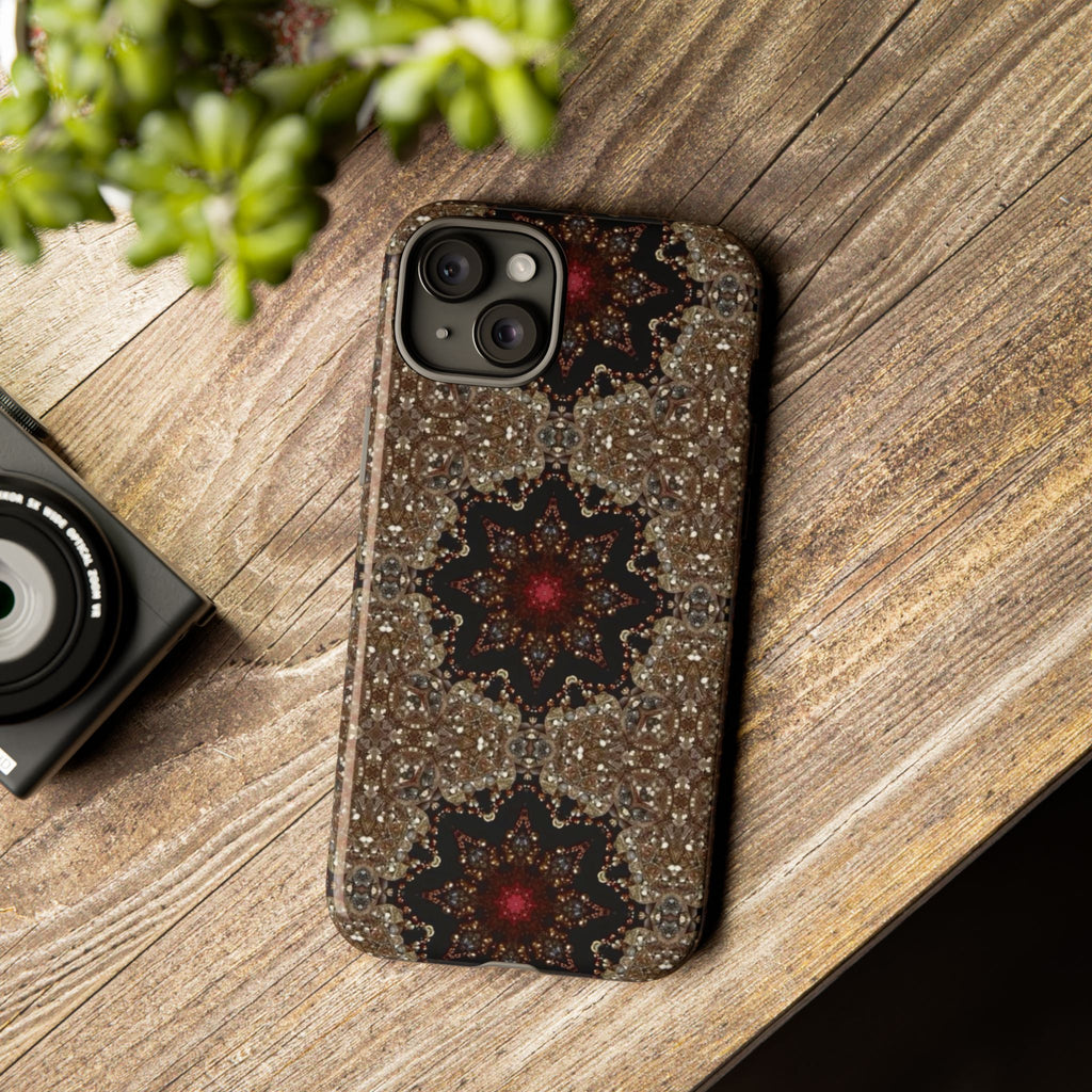 Brown Mandala Tough Protective Case