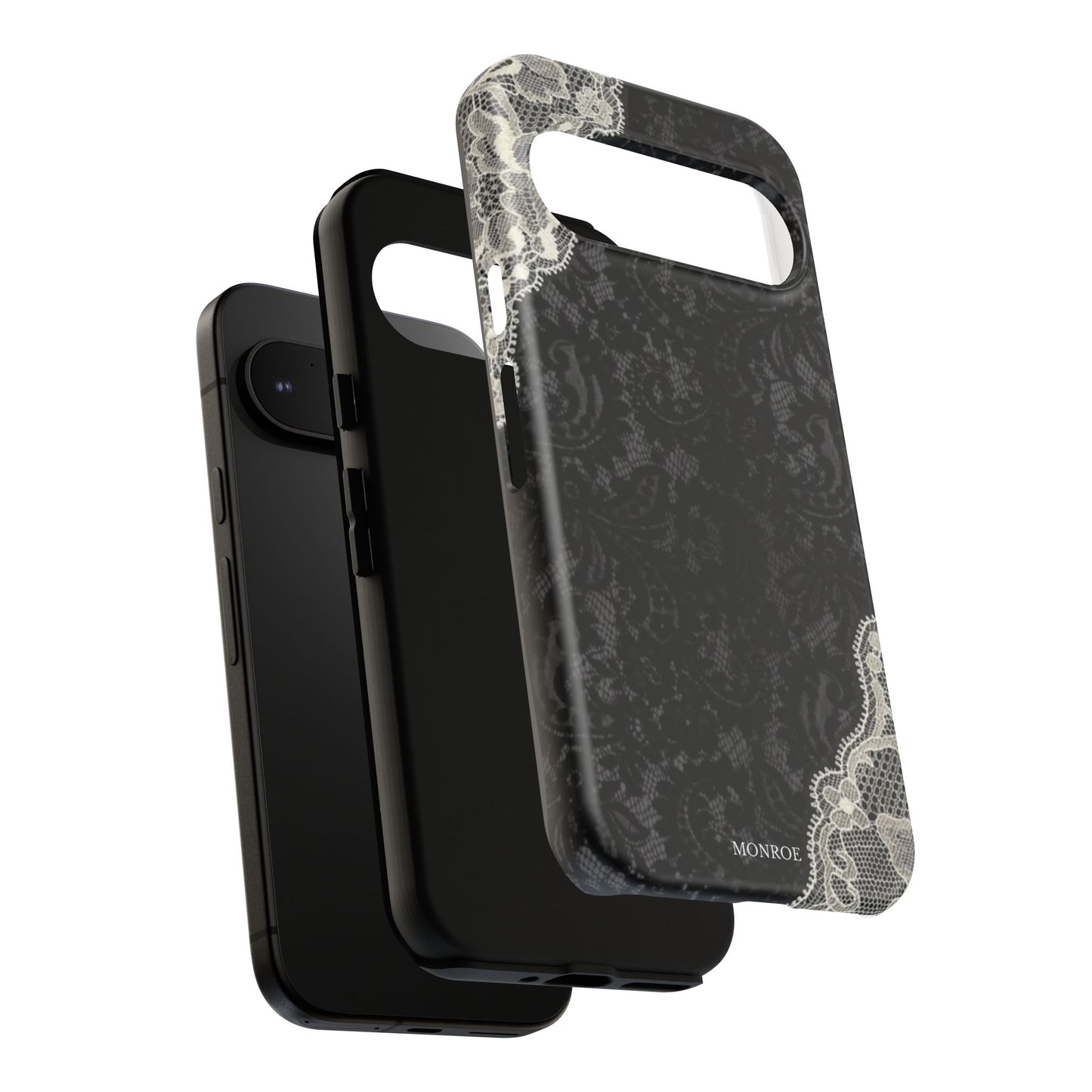 Black & White Edged Tough Case