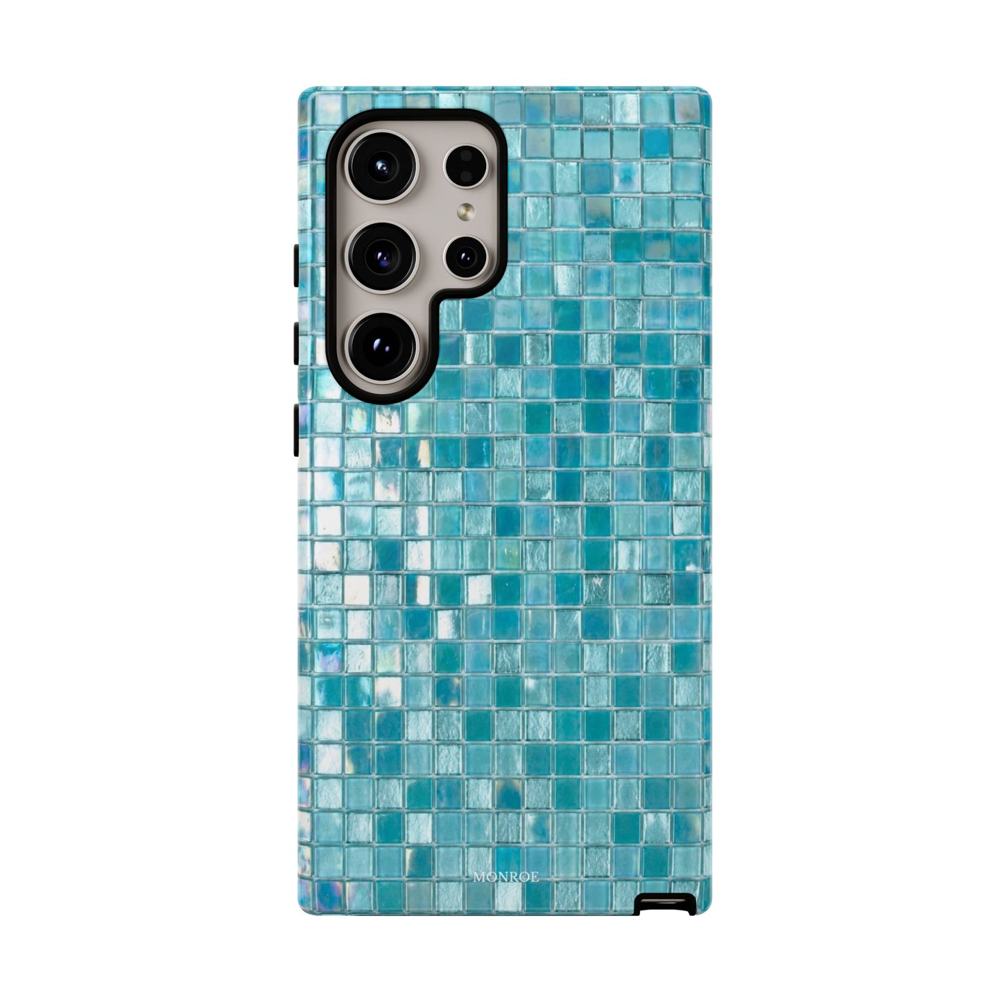 Hot Blue Mosaic Tile Tough Case