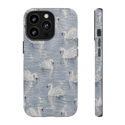 Swan Pattern Tough Case