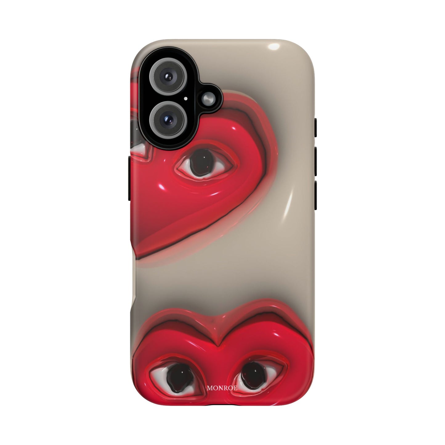 Red Heart Eyes Tough Case