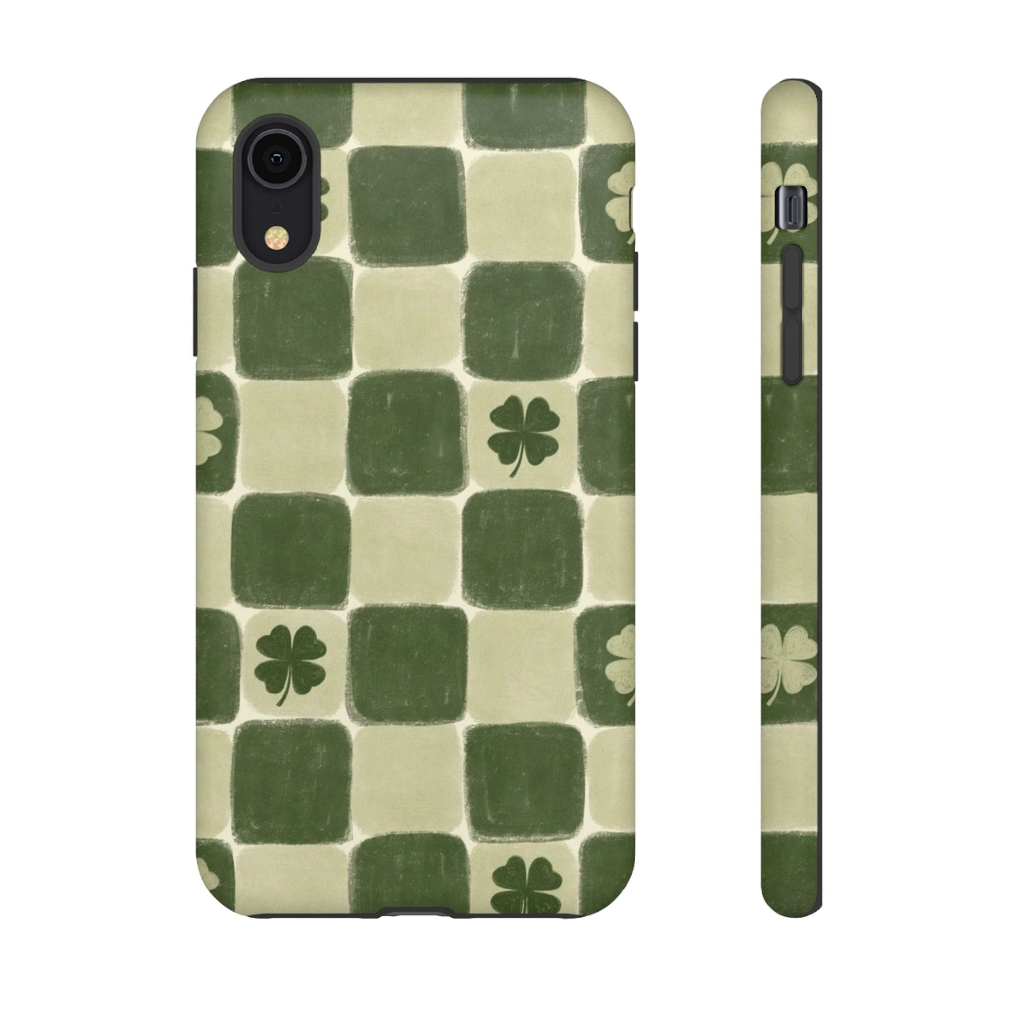 Clover Checker Tough Phone Case