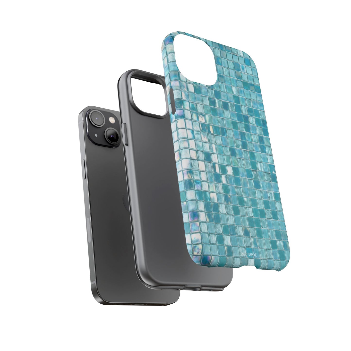 Hot Blue Mosaic Tile Tough Case