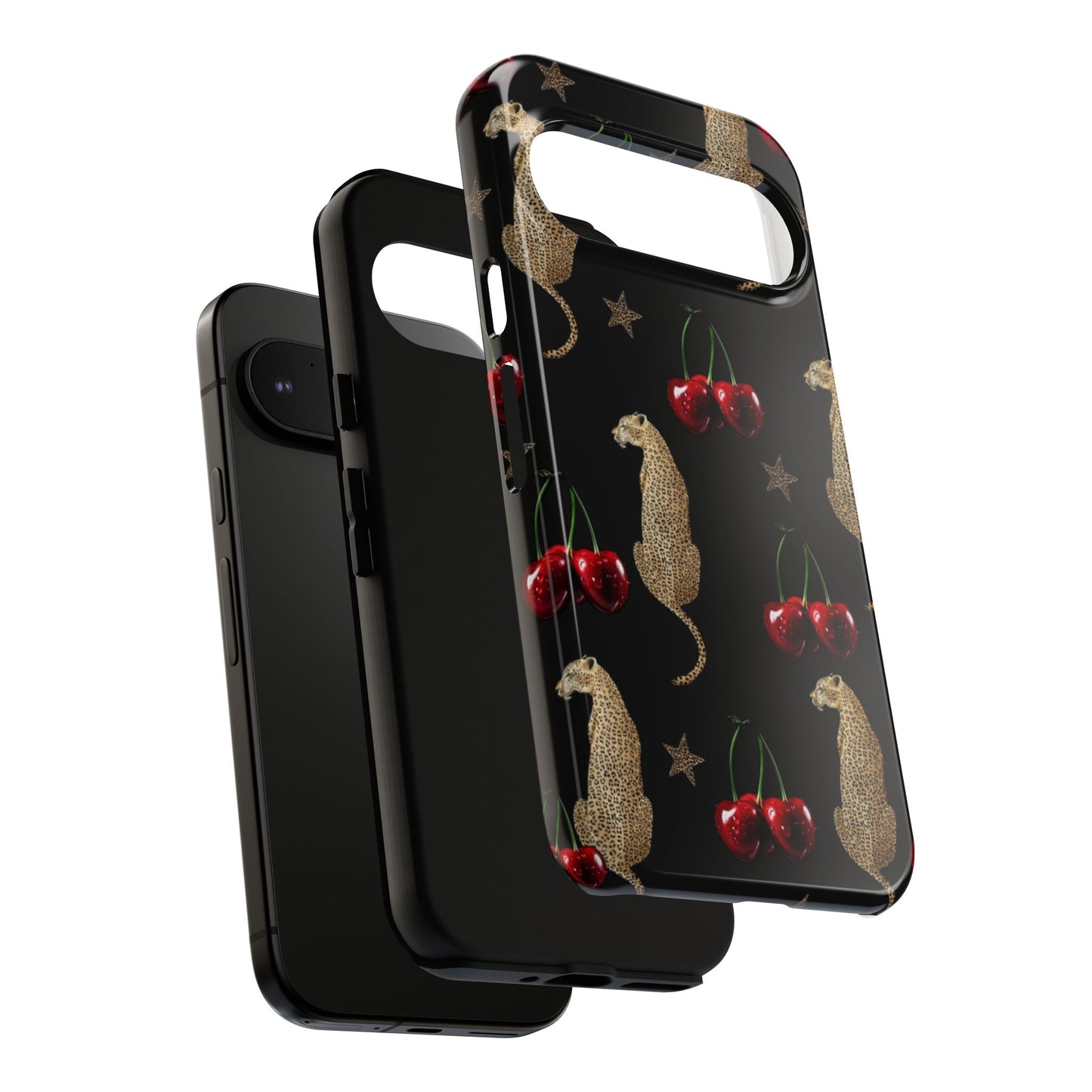 Leopard & Cherry Tough Case