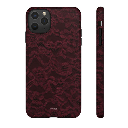 Burgundy Lace Tough Case