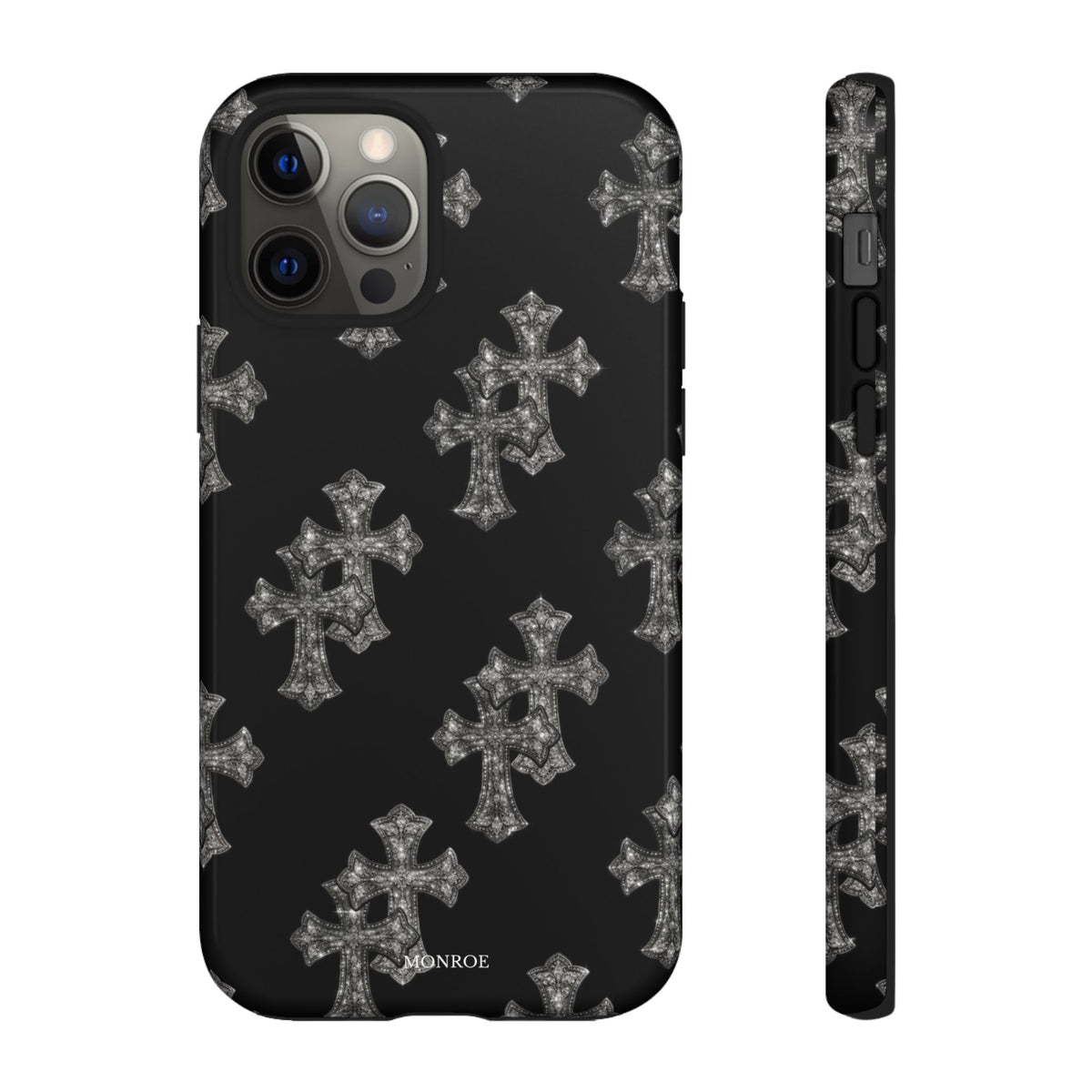 Black Crystal Cross Tough Case