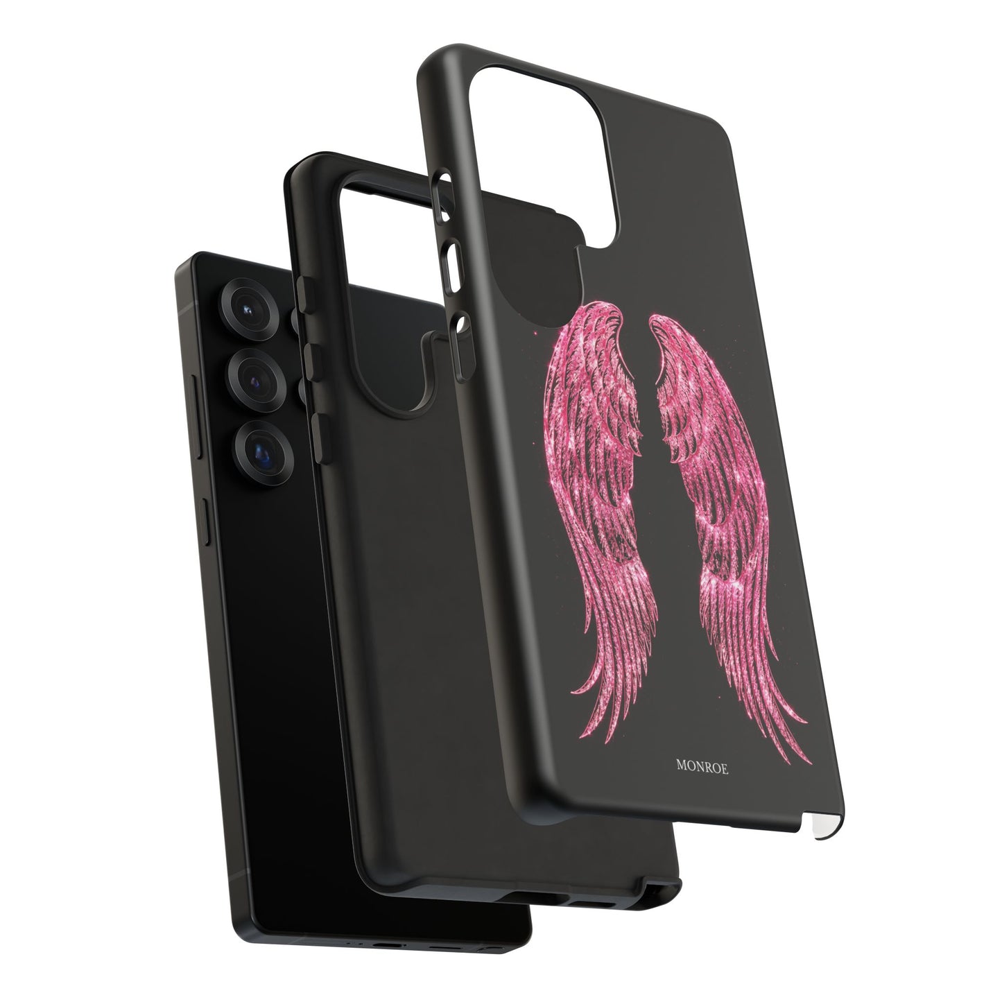 Pink Glitter Angel Tough Case