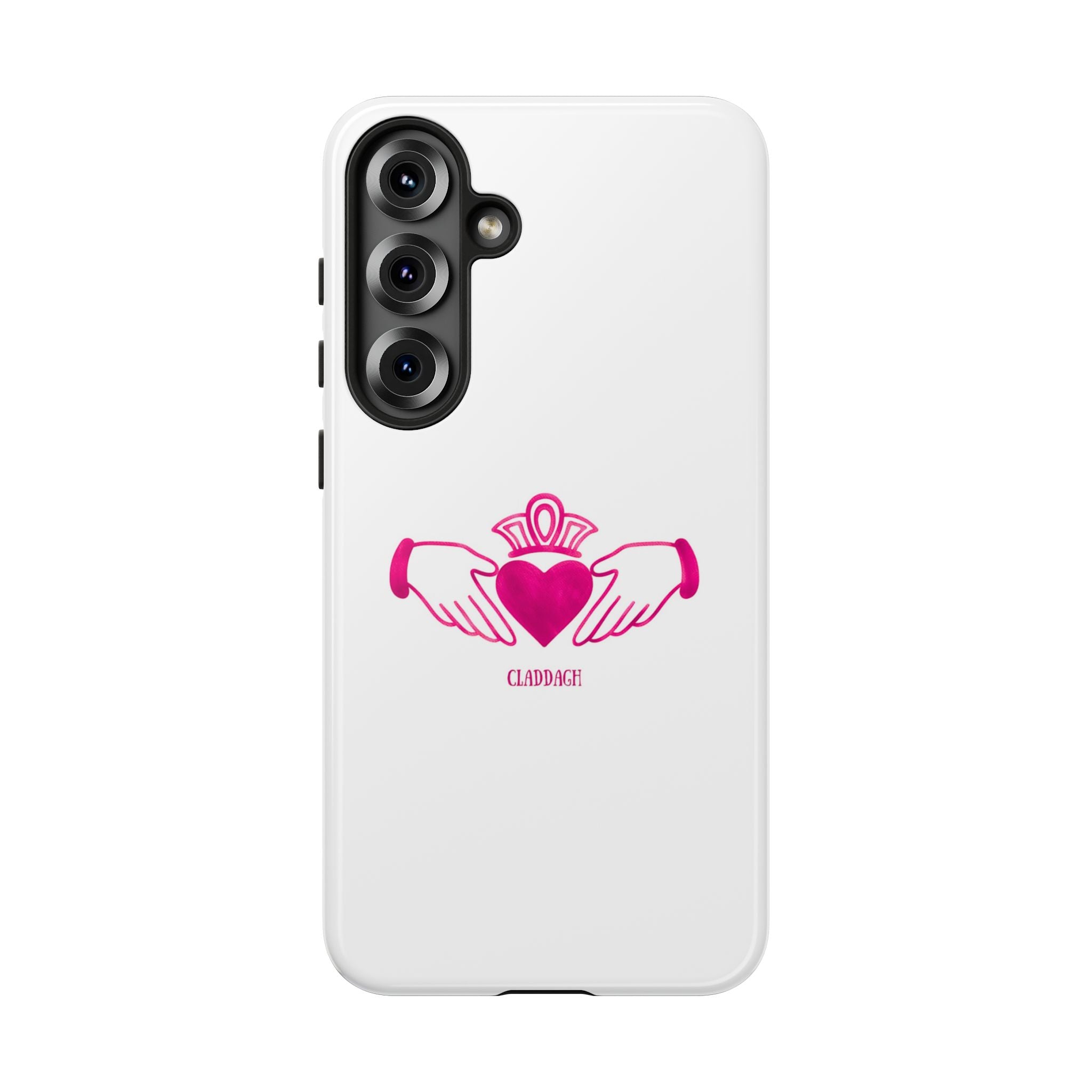 Pink Irish Claddagh Symbol Tough Phone Case
