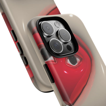 Red Heart Eyes Tough Case