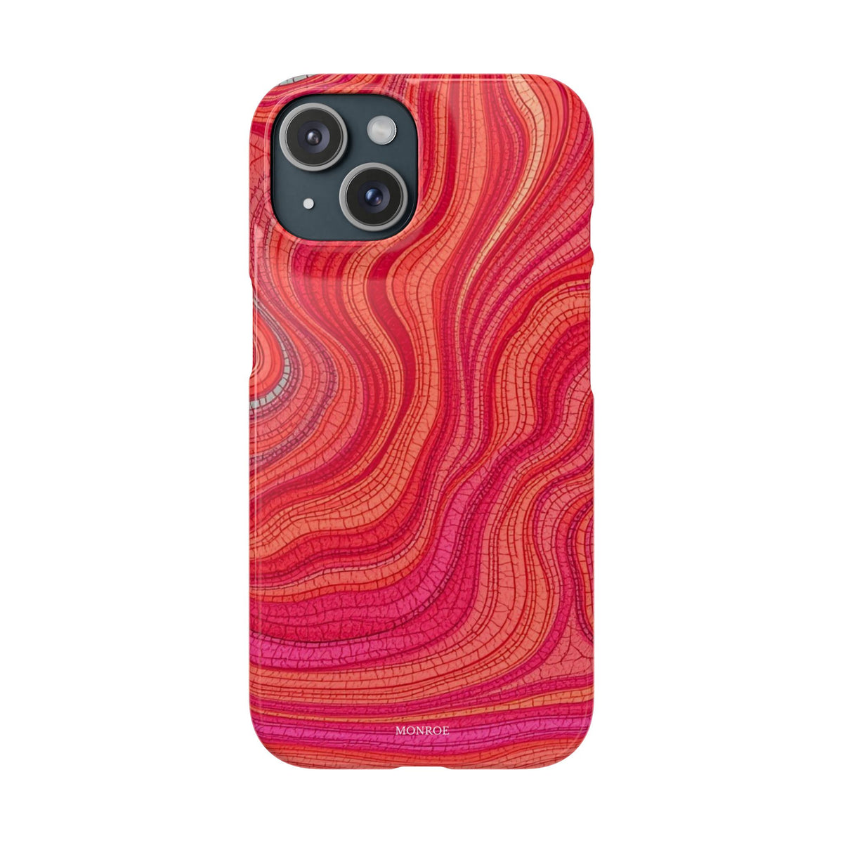 Retro Wavy Red Case