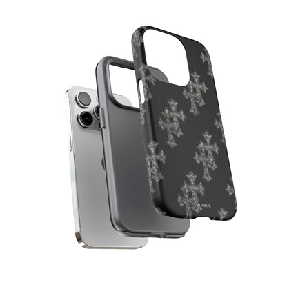 Black Crystal Cross Tough Case