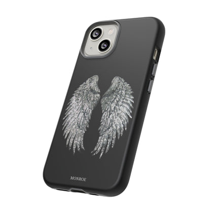 Silver Wings Black Tough Case