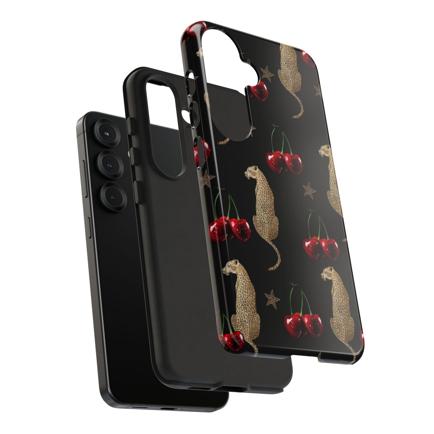 Leopard & Cherry Tough Case