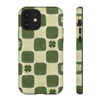 Clover Checker Tough Phone Case