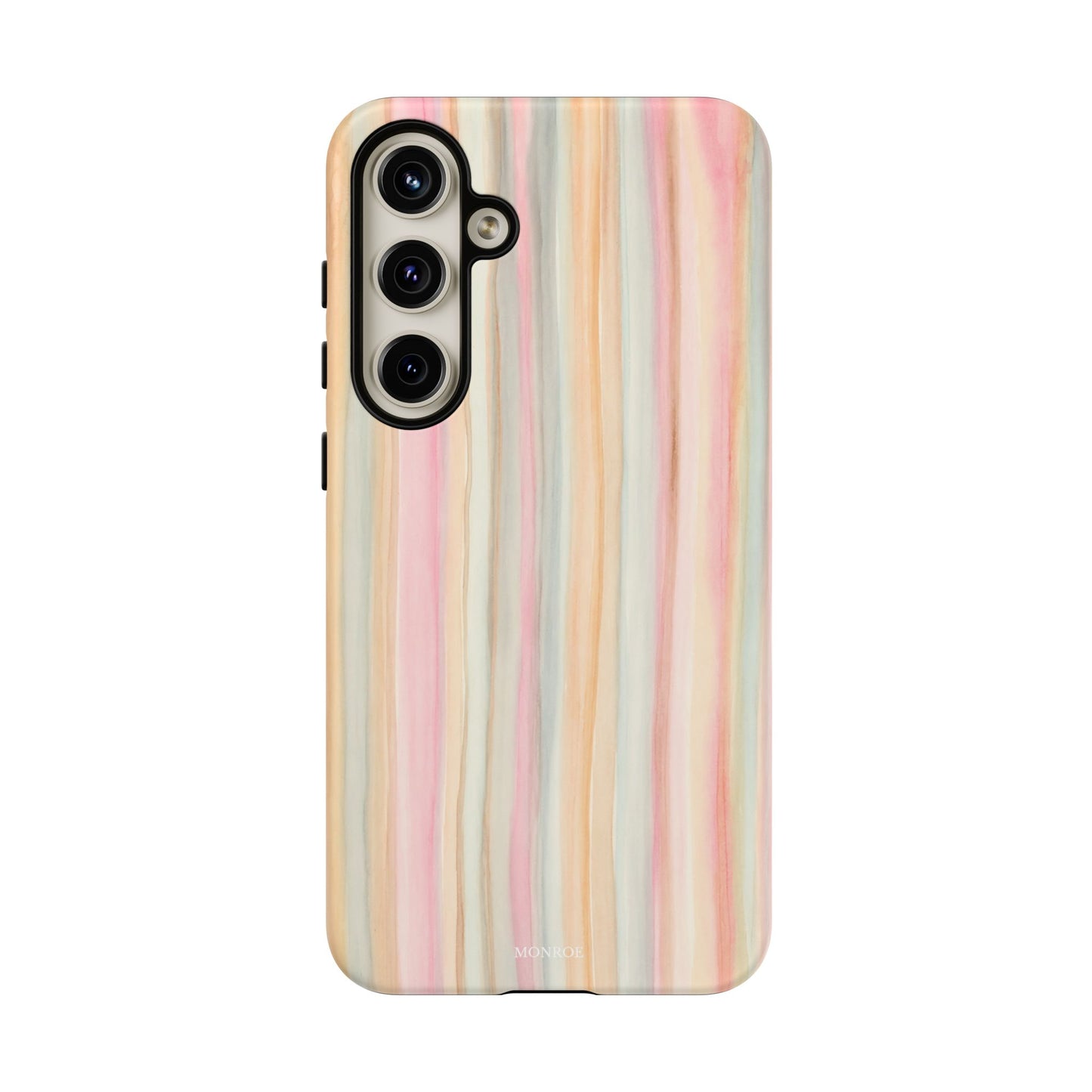Pastel Watercolor Stripe Tough Case