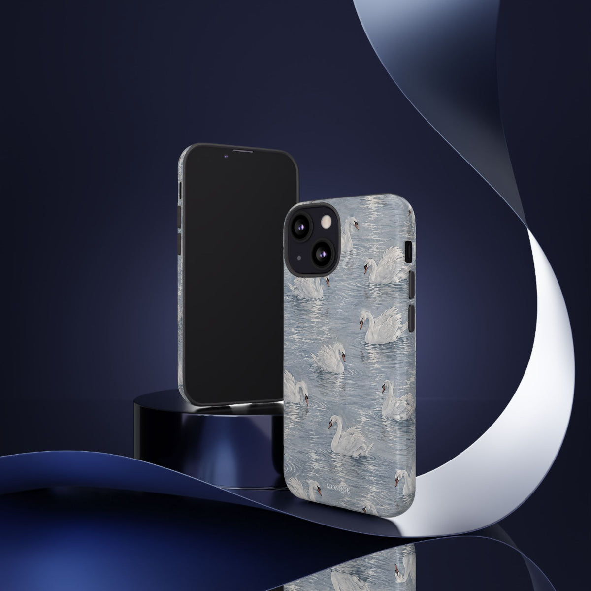 Swan Pattern Tough Case