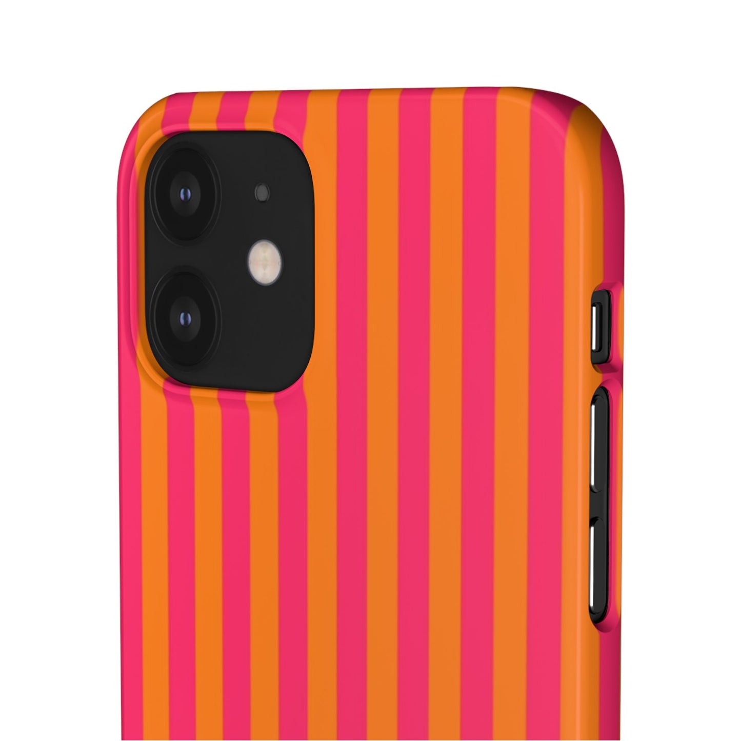 Striped Orange & Pink Case