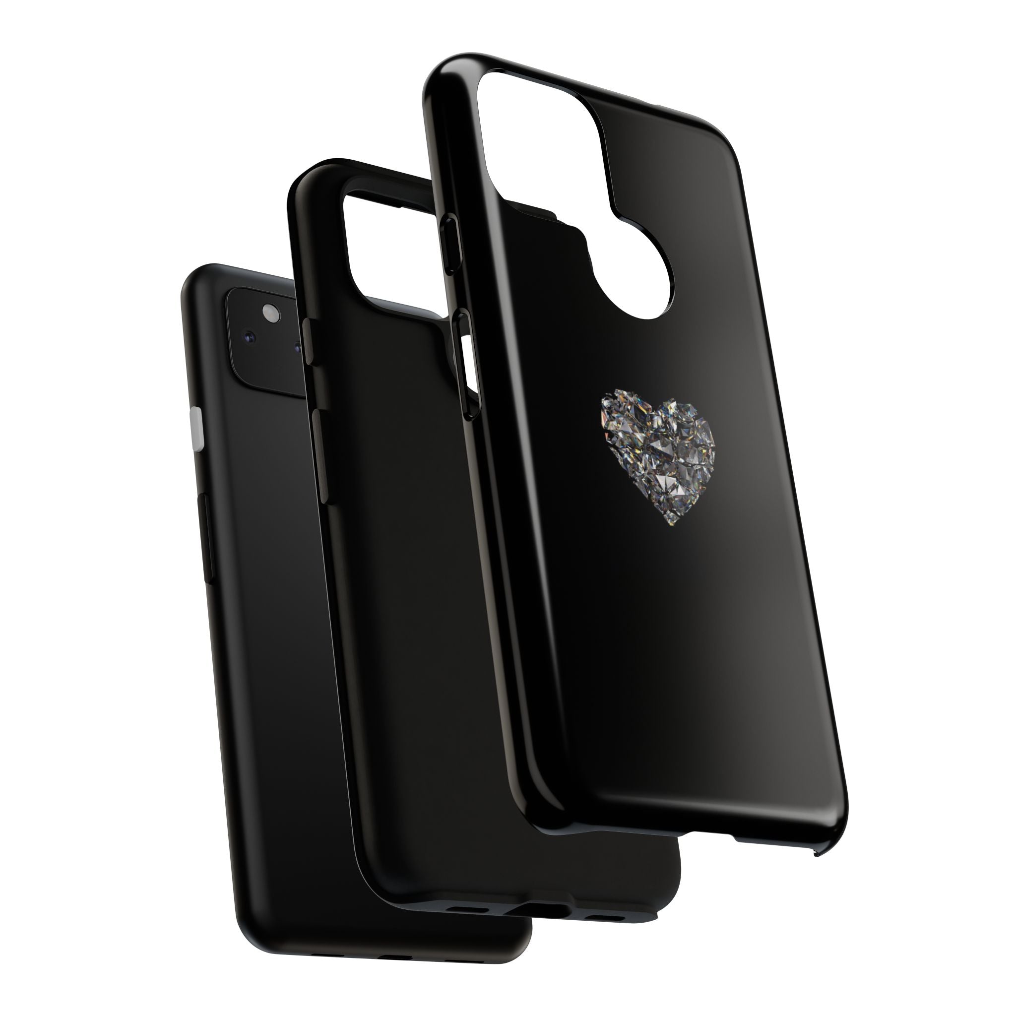 Crystal Heart Phone Case