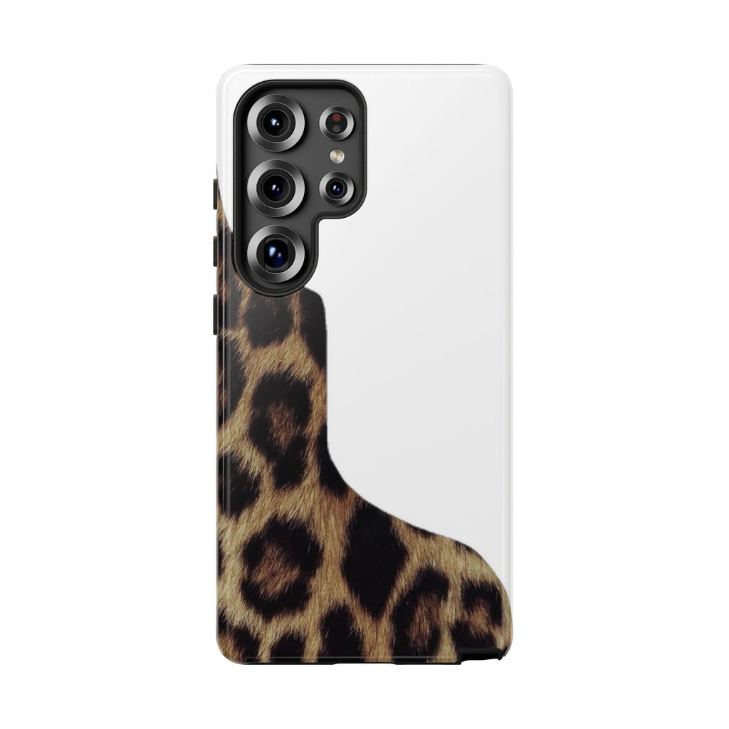 Half Cheetah Print Phone Case