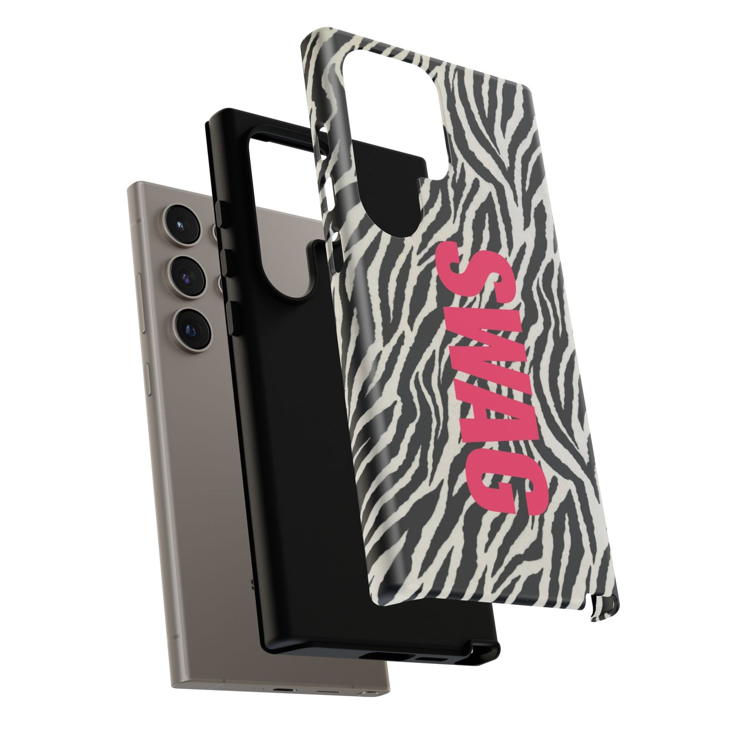 Zebra Print  "SWAG" Tough Case