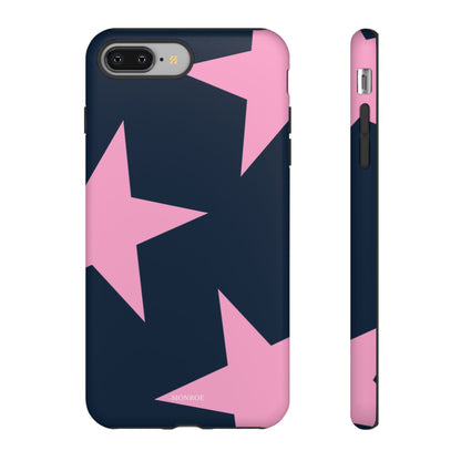 Navy & Pink Star Tough Cover