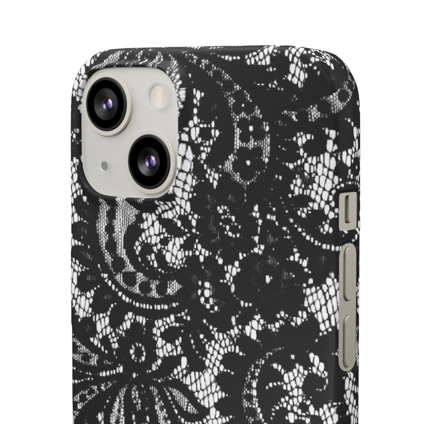 Black Lace Elegant Pattern Case