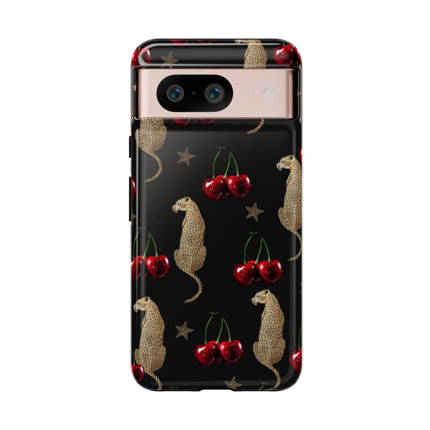 Leopard & Cherry Tough Case