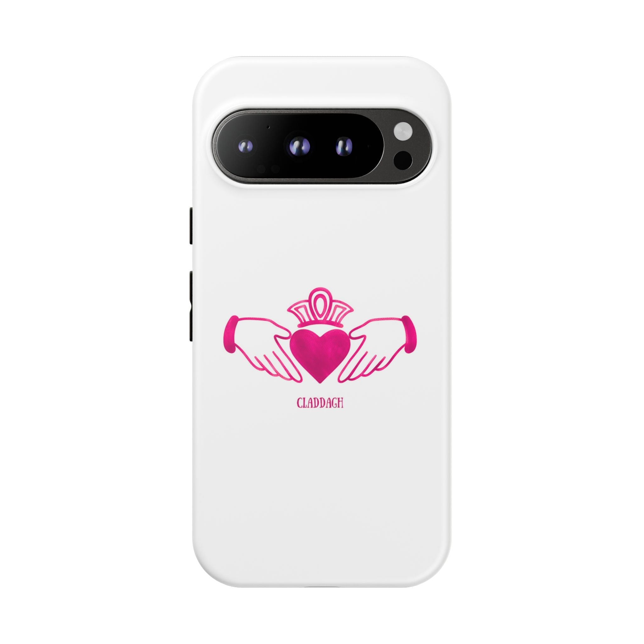 Pink Irish Claddagh Symbol Tough Phone Case