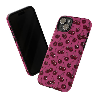 Burgundy Cherries Tough Case