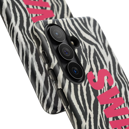 Zebra Print  "SWAG" Tough Case