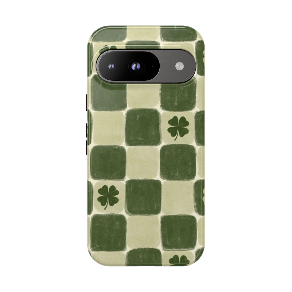 Clover Checker Tough Phone Case