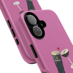 Pint & Wine Glass (Pink) Tough Case