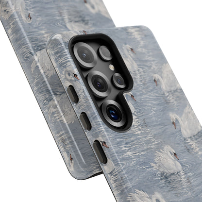 Swan Pattern Tough Case