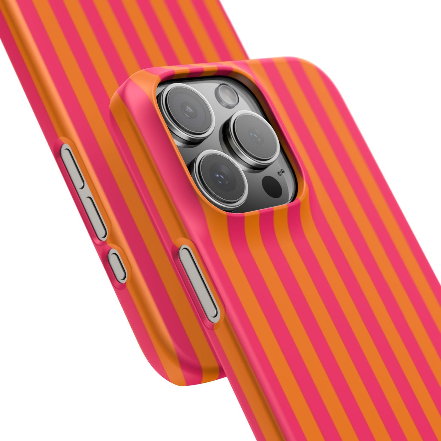 Striped Orange & Pink Case