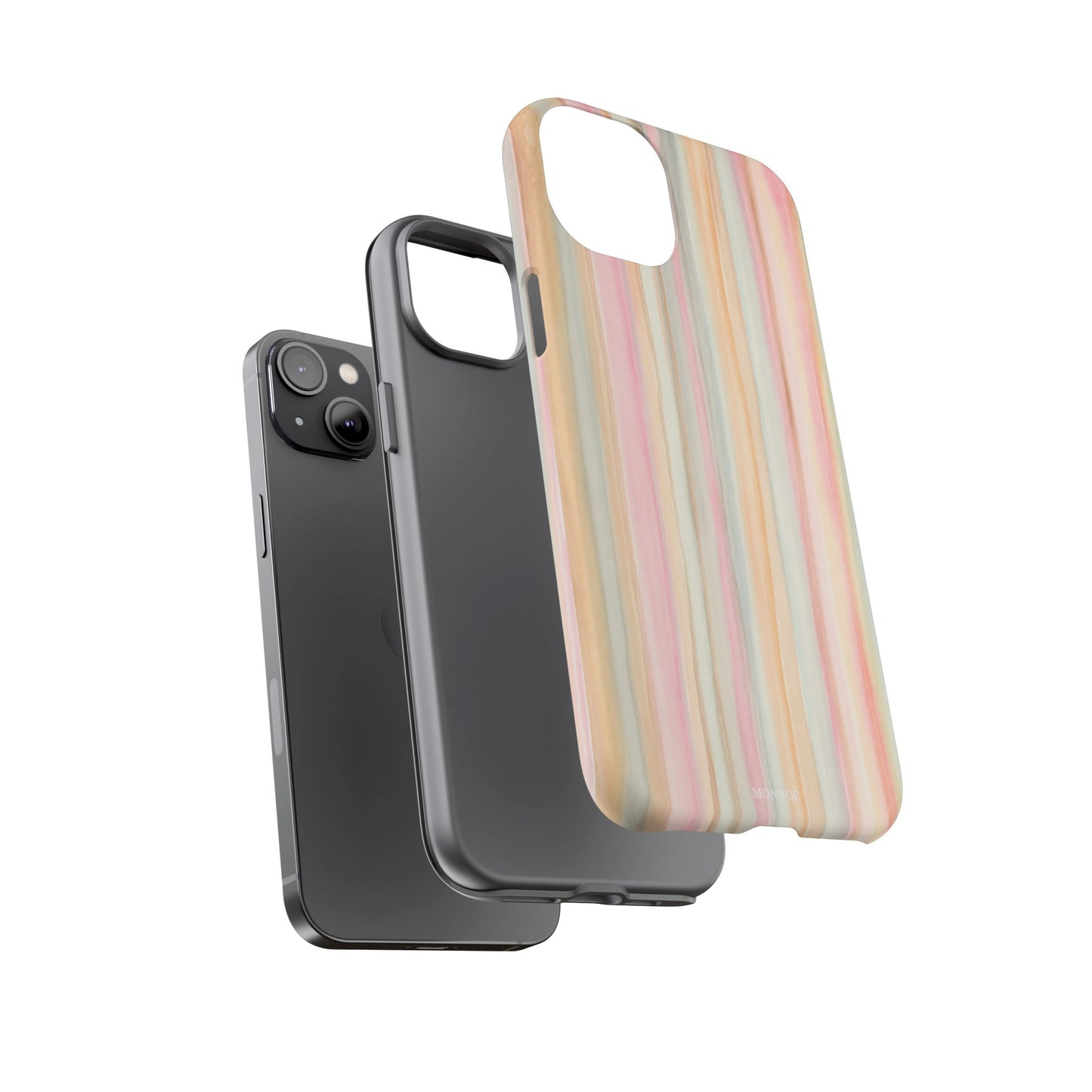 Pastel Watercolor Stripe Tough Case