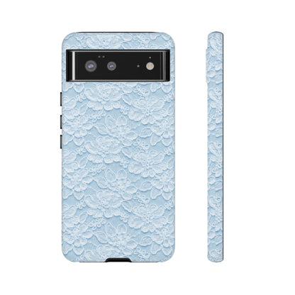 Glacier Blue Lace Tough Case