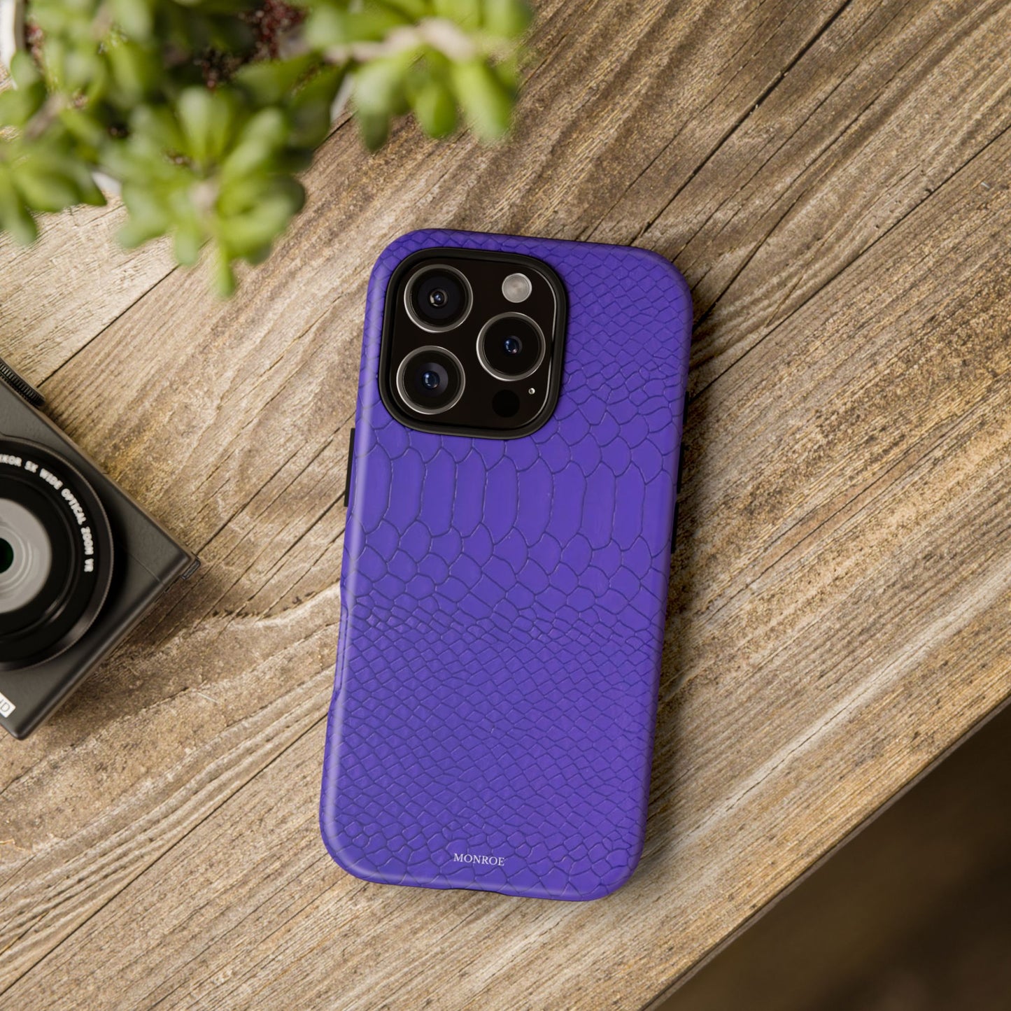 Dark Purple Snake Tough Case