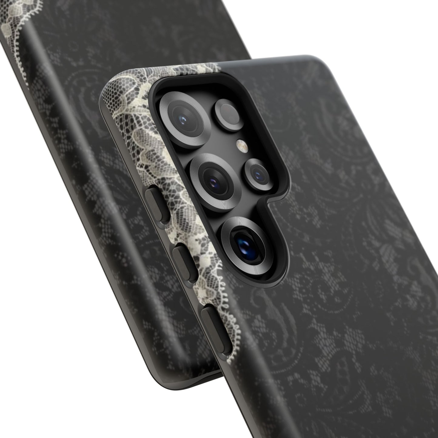 Black & White Edged Tough Case