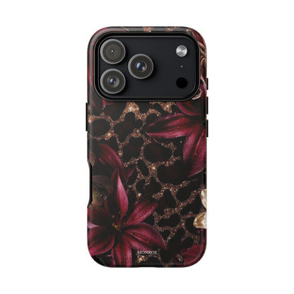 Burgundy Lily Tough Case