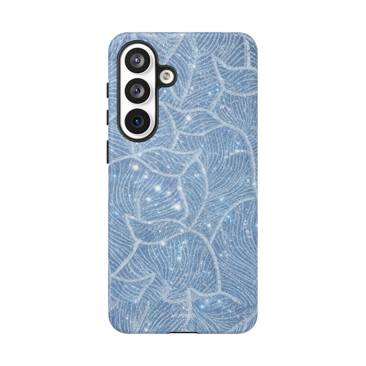 Glacier Blue Floral Tough Case
