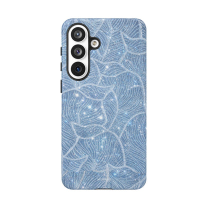 Glacier Blue Floral Tough Case