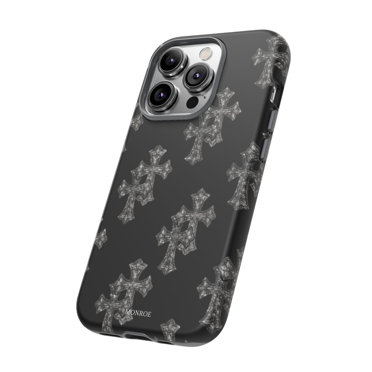 Black Crystal Cross Tough Case