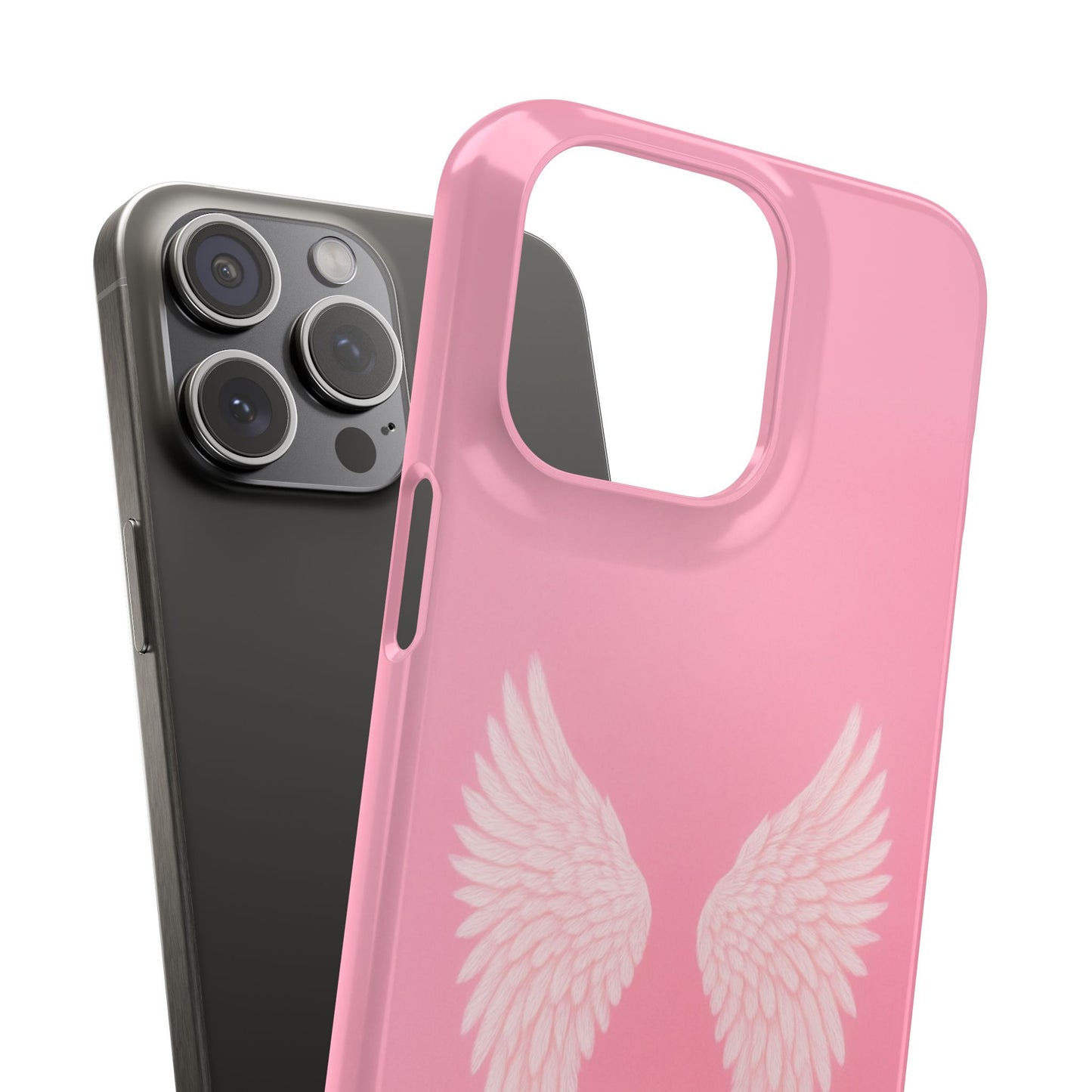 Pink Angel Wings Case