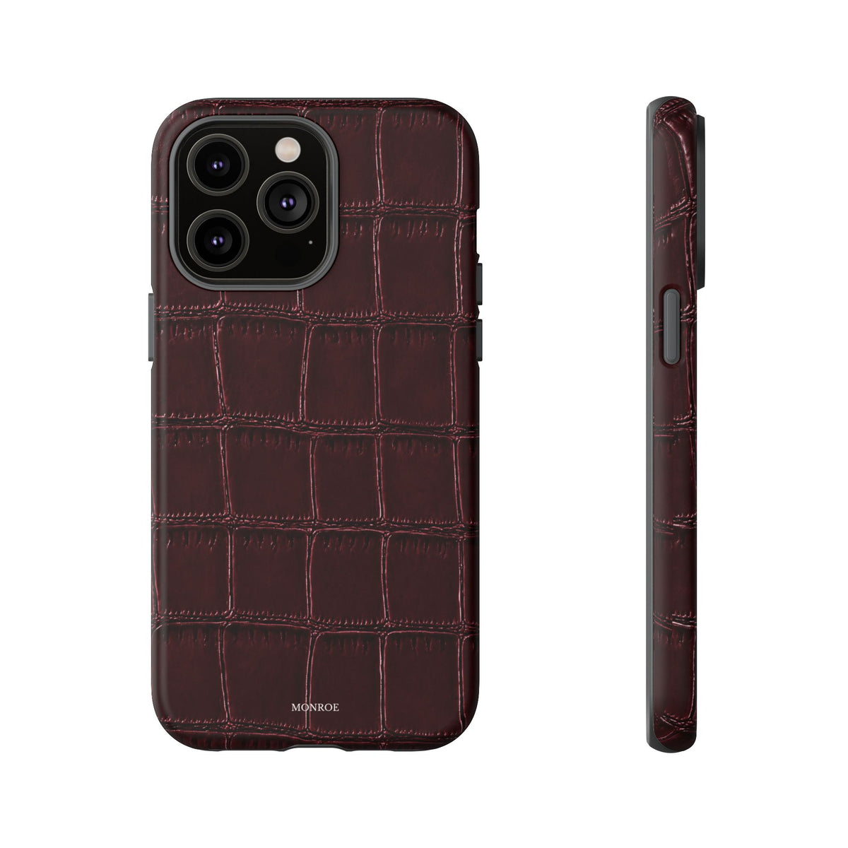 Burgundy Croc Tough Case