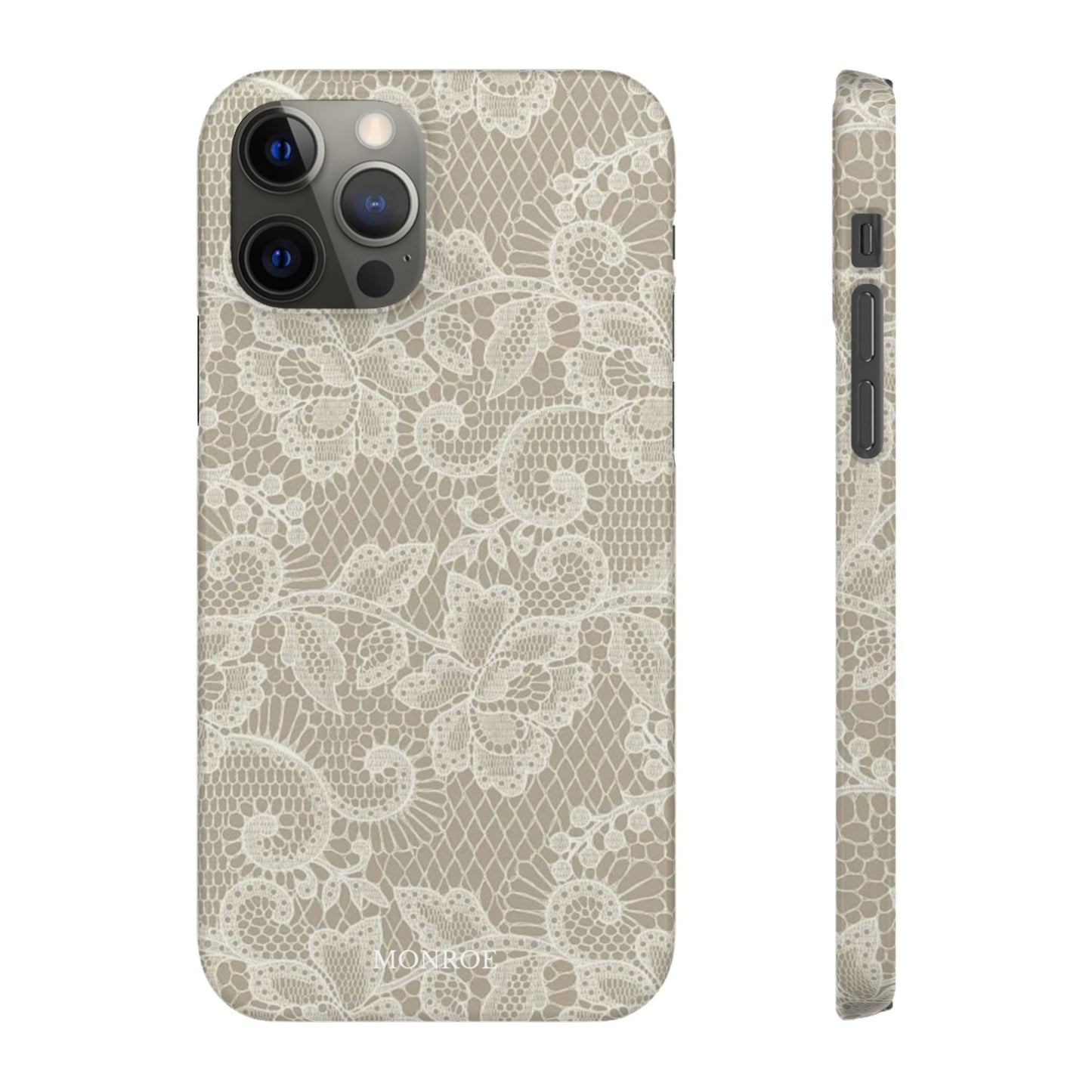 Vintage Beige Lace Case