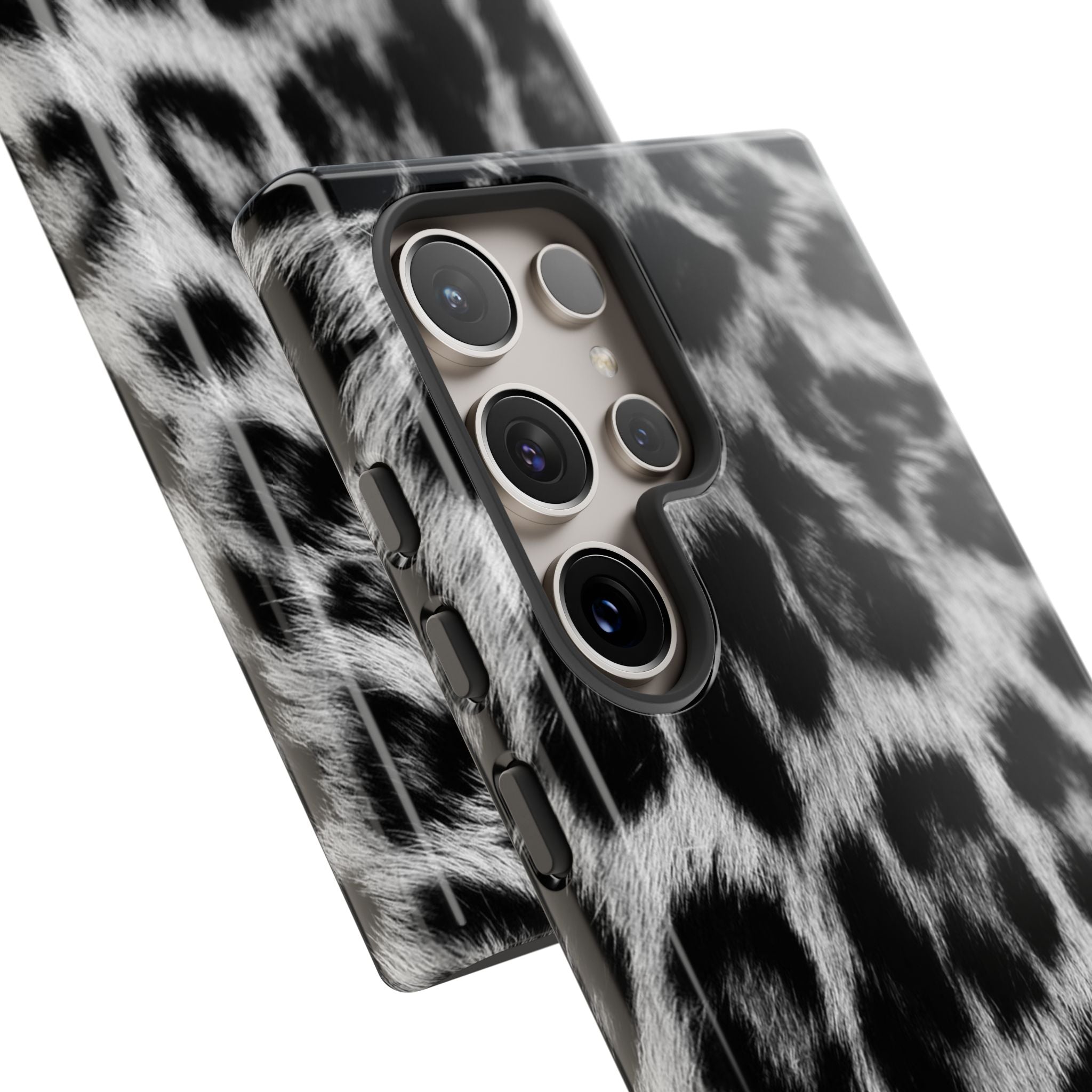 B&W Leopard Phone Case