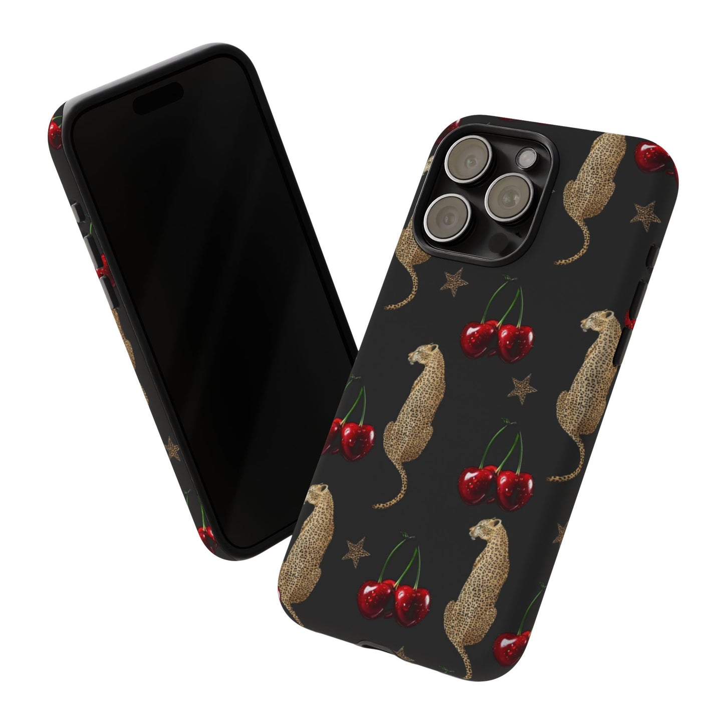 Leopard & Cherry Tough Case