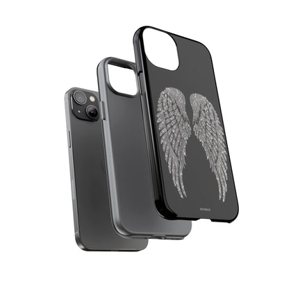 Silver Angel Wings Tough Case