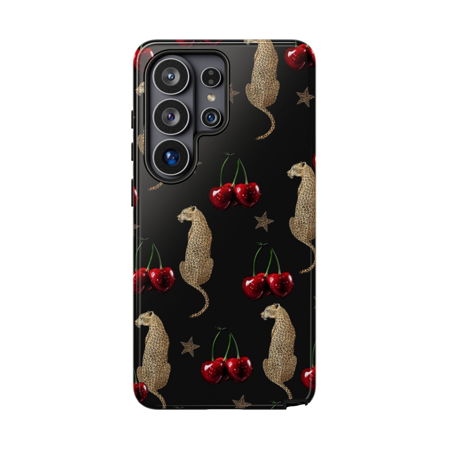 Leopard & Cherry Tough Case